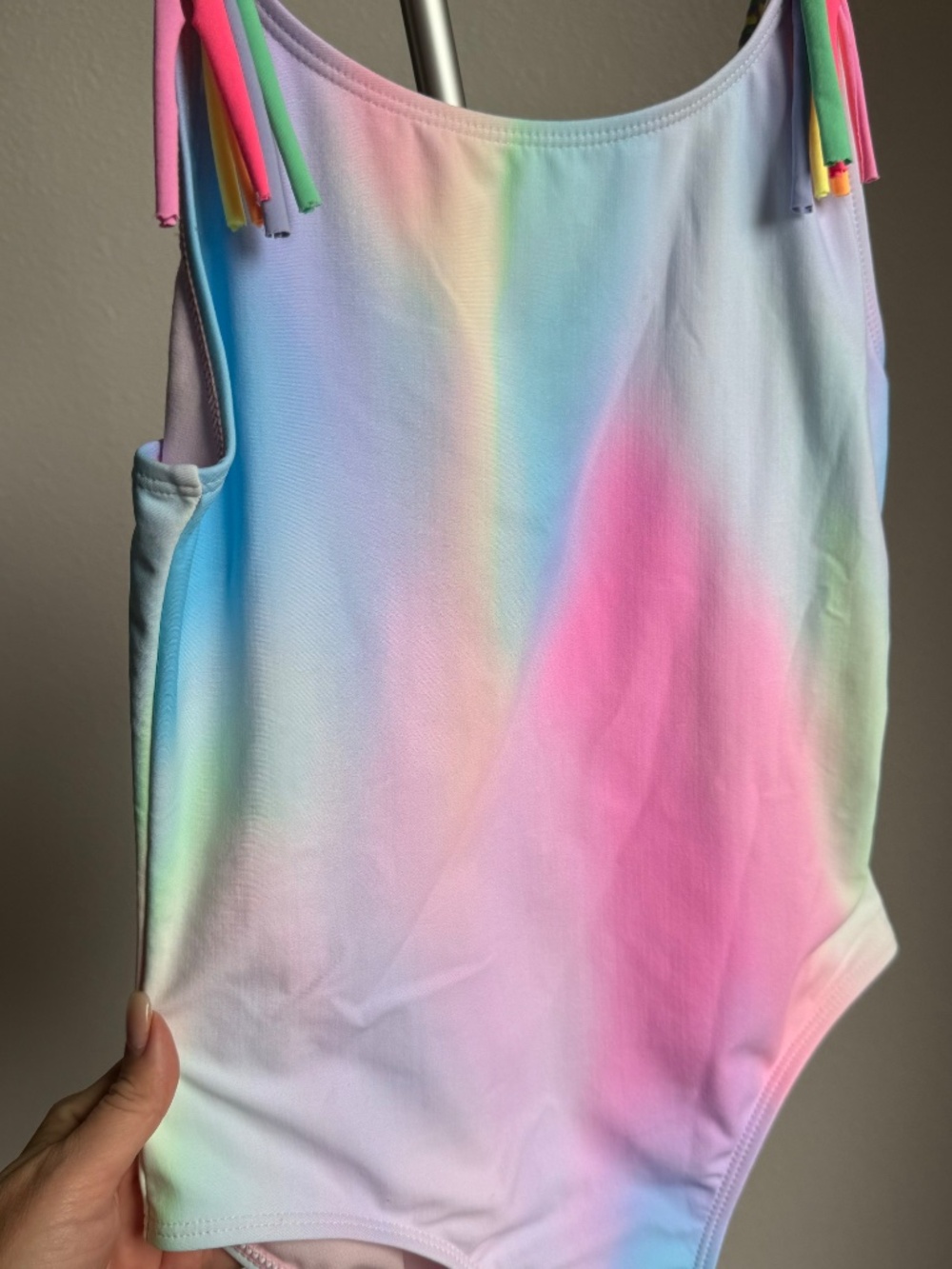 NWT Beach Lingo Girls Swimsuit One Piece Galaxy Rainbow Size 14 - Picture 5 of 12